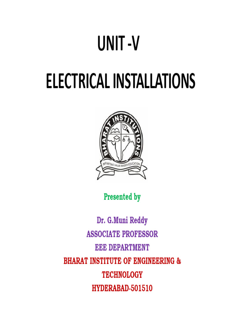 Bee Unit 5 Pdf Fuse Electrical Rechargeable Battery