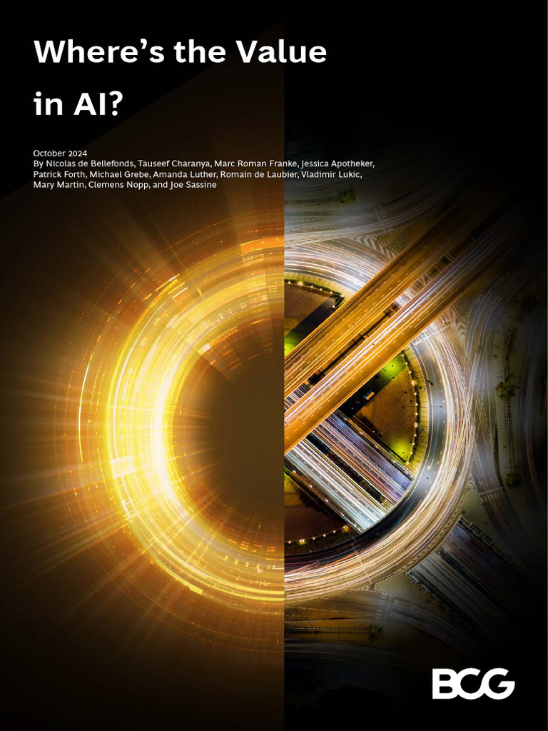 Unlocking AI Value: Insights from BCG | PDF | Artificial Intelligence ...