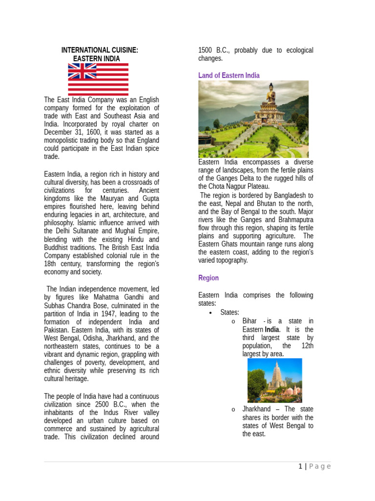 Eastern India: Culture and Cuisine Guide | PDF | Curry | Indian Cuisine