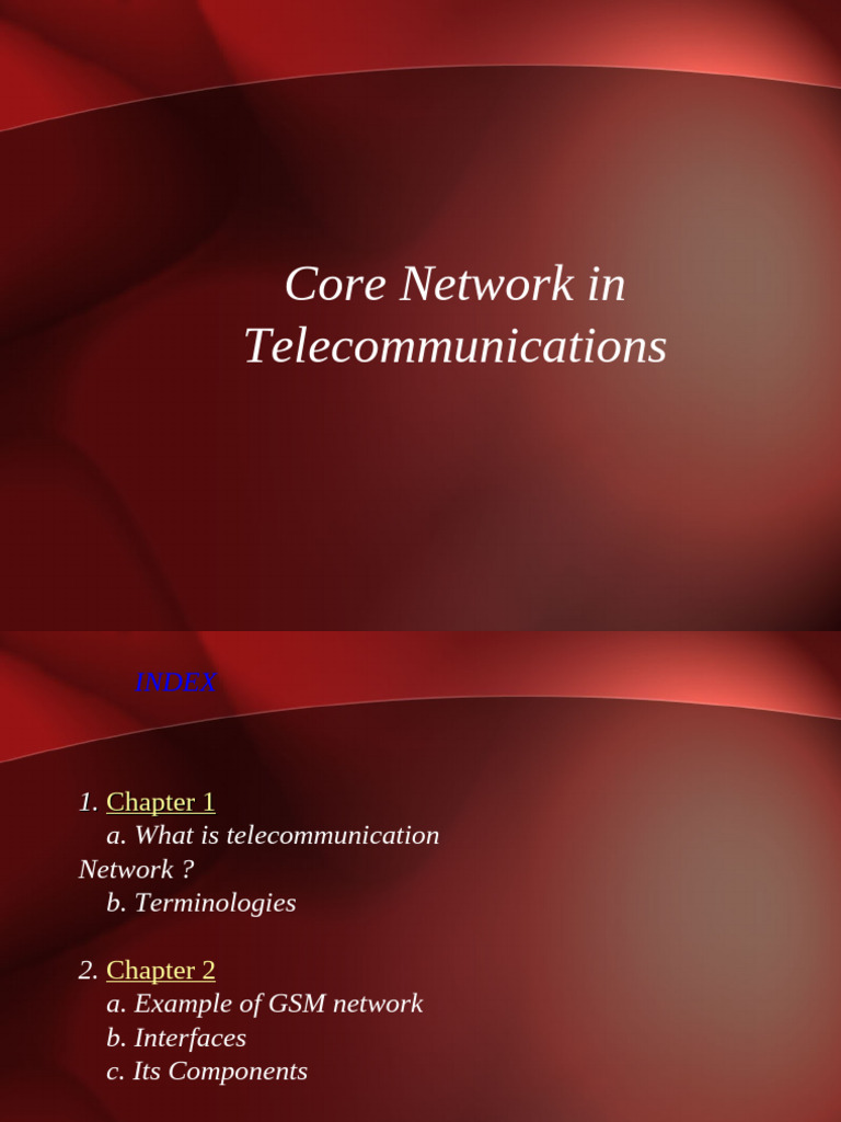 Understanding GSM Core Network | PDF | Cellular Network | Mobile ...