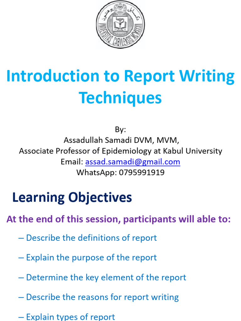 Effective Report Writing Techniques | PDF | Information | Proofreading