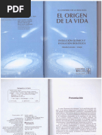 El Origen de La Vida - Antonio Lazcano | PDF | Abiogénesis | Estrellas