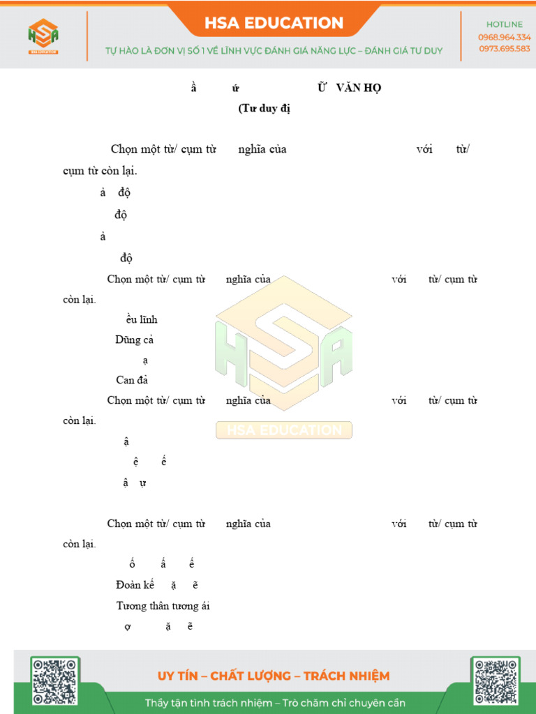 NH TNH - THC HNH 01 | PDF
