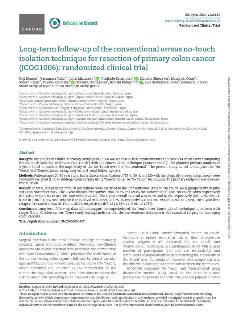 Colonic Ca Recent Advances | PDF | Colorectal Cancer | Cancer
