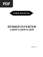 5.5 KW Hybrid Inverter Manual | PDF