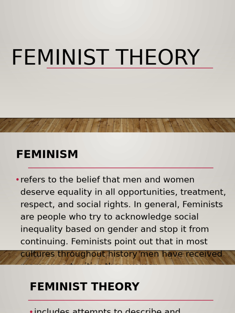 Feminist Theory | PDF | Gender Studies | Feminism