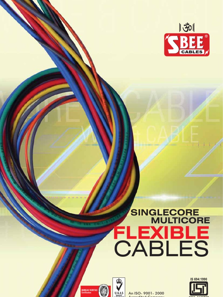 Single Core & Multicore Flexible Cables PDF Cable Electrical