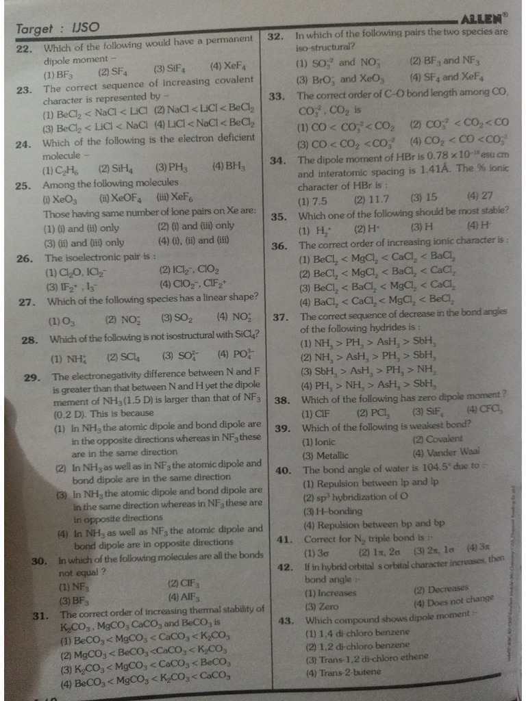 Olympiad PYQ | PDF