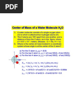 Download Center of Mass H2O by vjsternh SN82302011 doc pdf