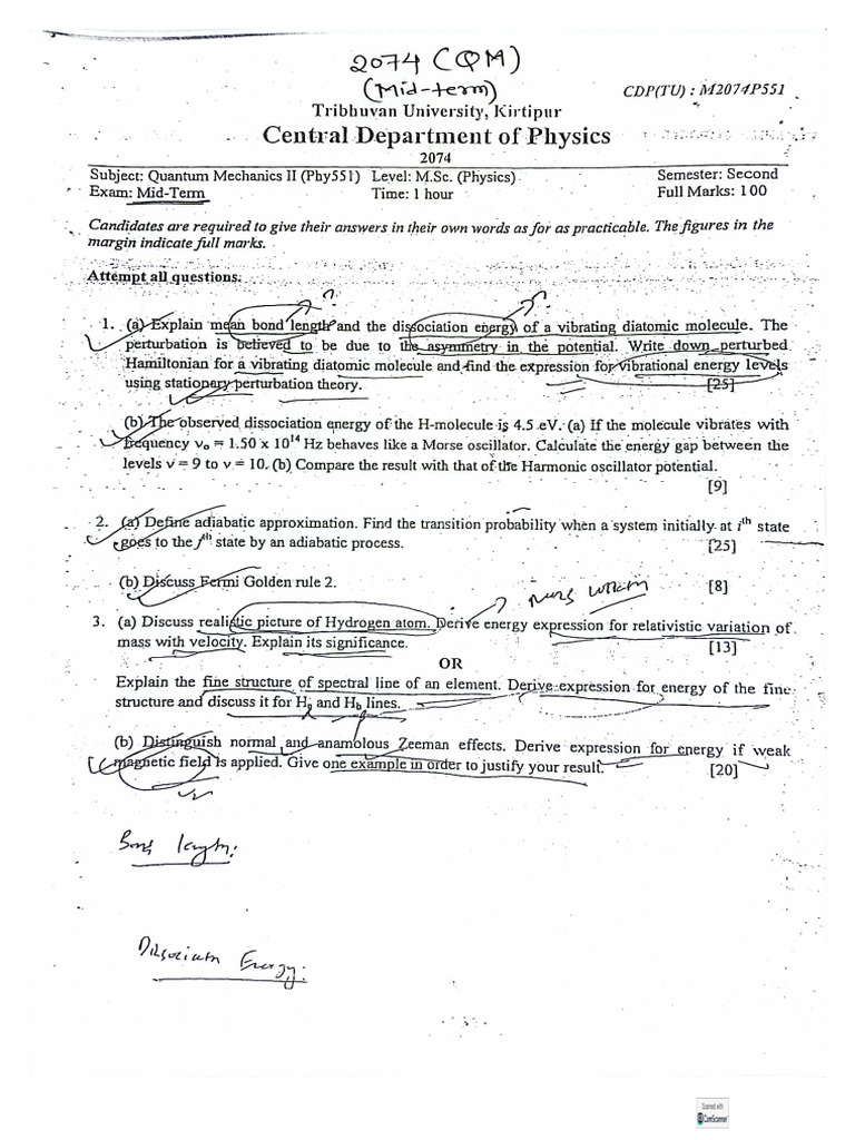 QUANTUM MECHANICS TEST PDF visual data 5