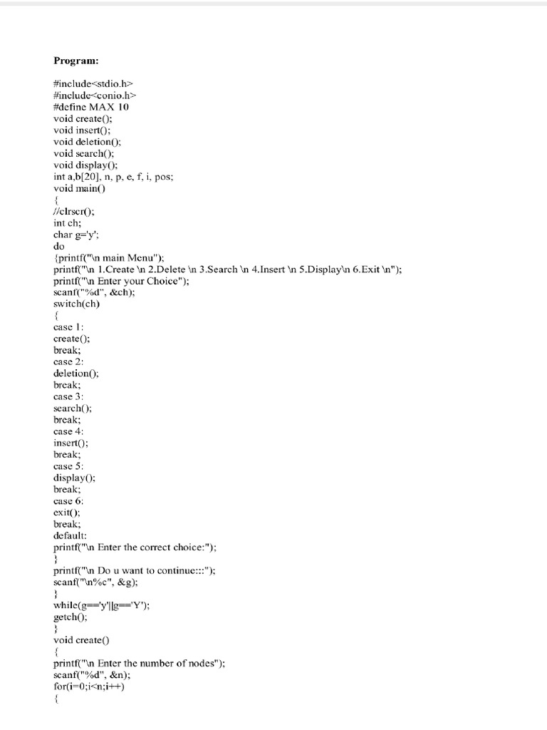 Programs of Ds | PDF