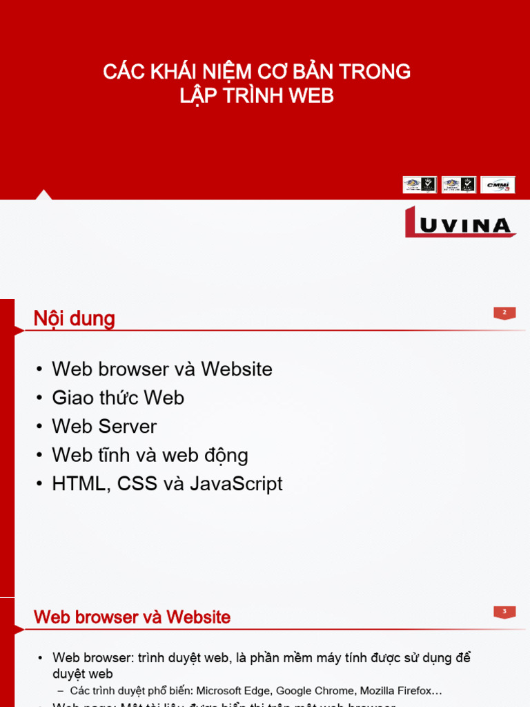 Lecture01-1 Web Co Ban | PDF