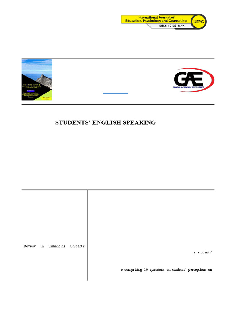 IJEPC-2021-41-07-03 | PDF | English Language | English As A Second Or ...