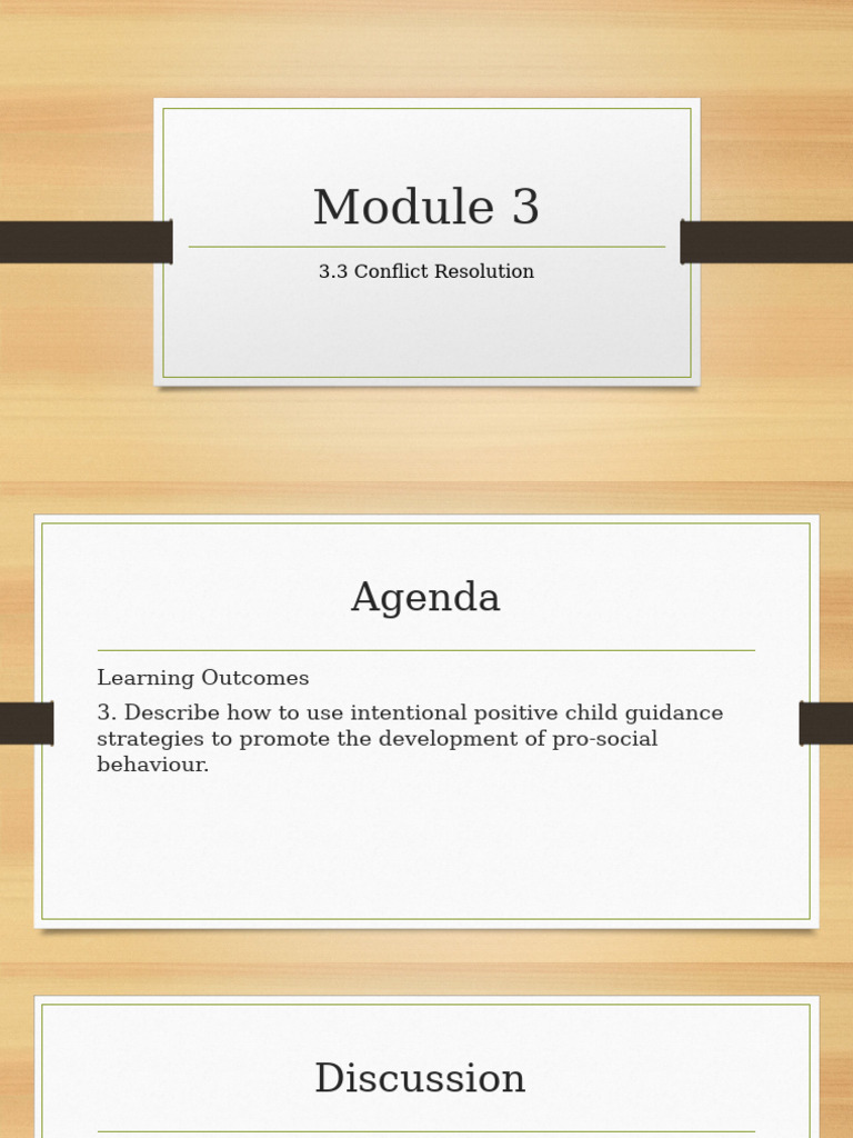 Module 4.3 (1) | PDF | Conflict Resolution | Learning