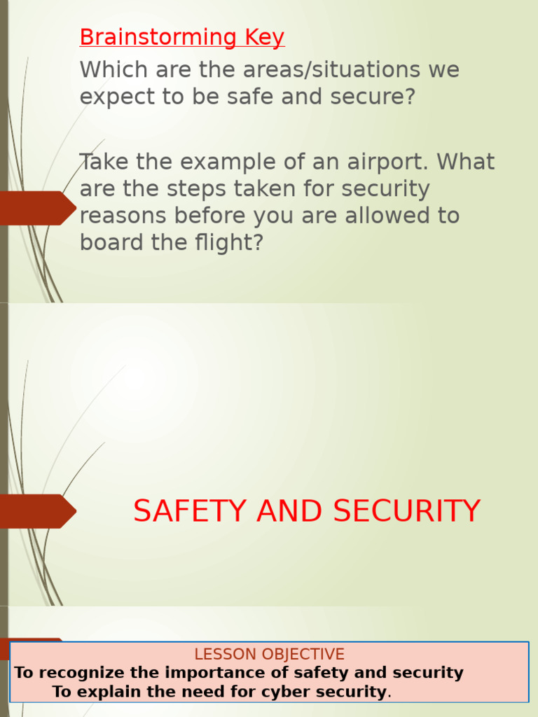 Safety and Security - Grade 4 | PDF | Computer Security | Security