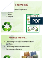 Recyle Power Point Presentation