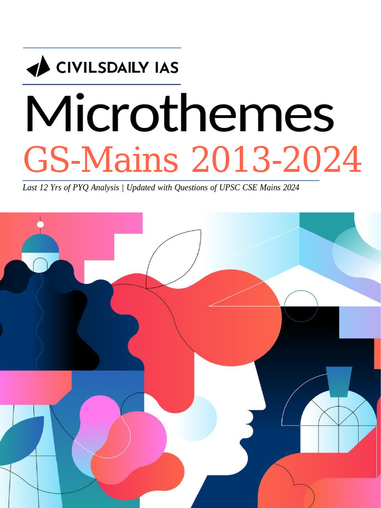 UPSC Mains Microthemes 2013-2024 | PDF | Agriculture | Infrastructure