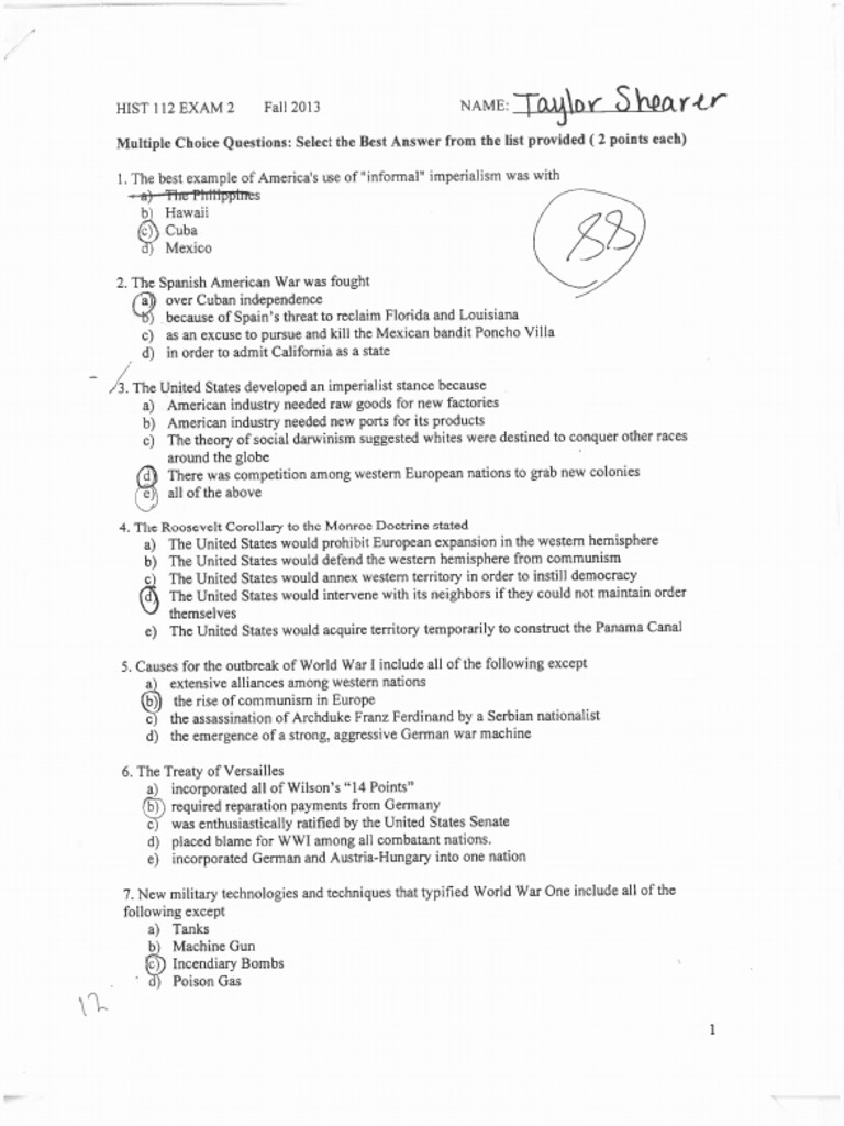2013 - Exam 2 | PDF