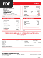 Airtel Mobile Bill Statement Sample | PDF | Invoice | Telecommunications