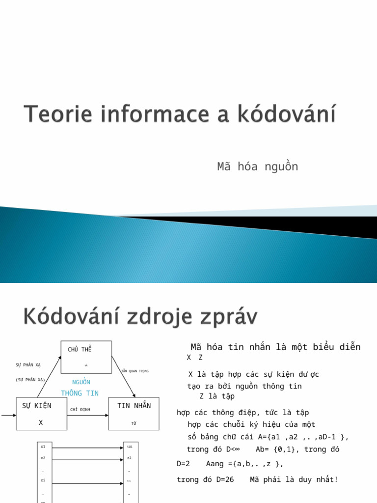 02 - 1 Teorie Informace A Kódování-1 | PDF
