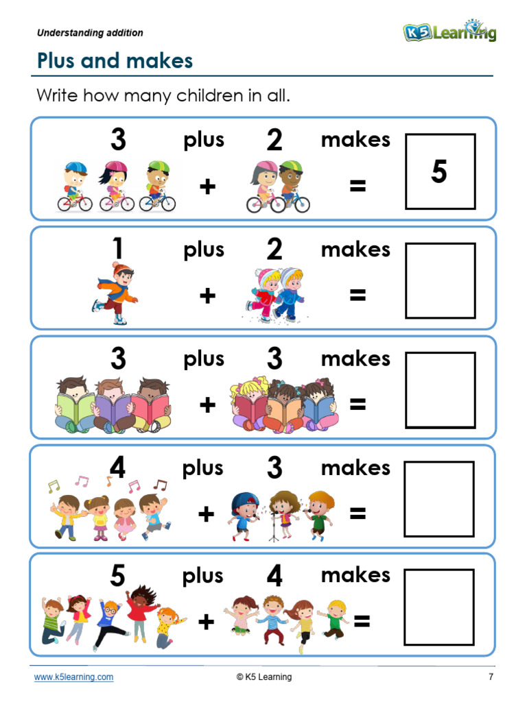 Understanding Addition for Kids | PDF