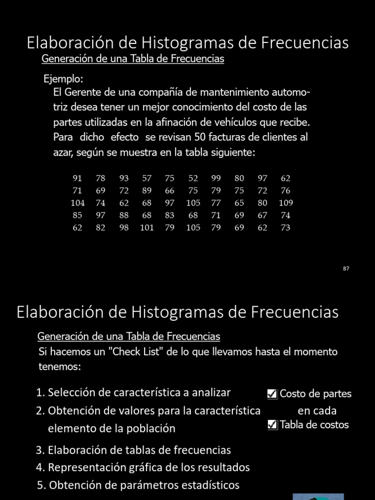 Elaboracion de Histogramas | PDF | Histograma