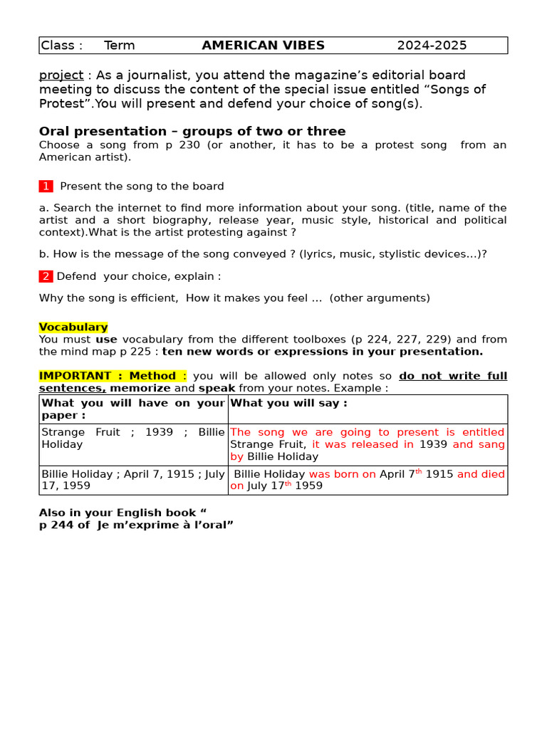 Final Task Speaking | PDF