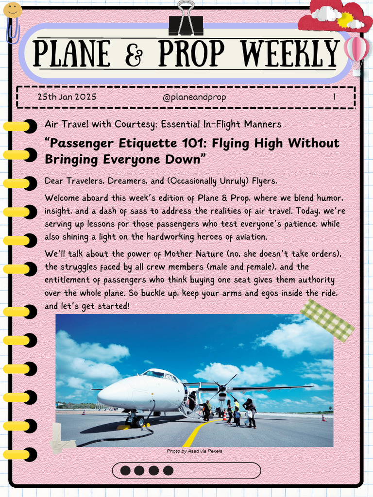 Plane & Prop Weekly Newsletter 2 | PDF | Flight Attendant | Aviation