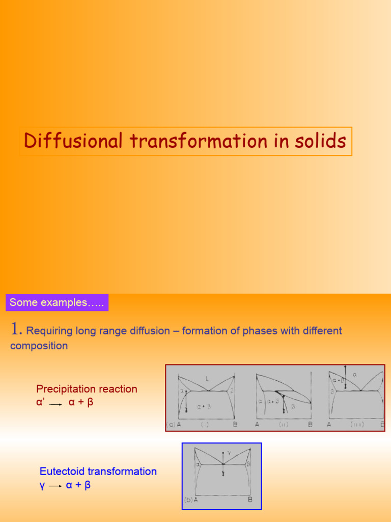 Diffusional Transformations in Solids | PDF