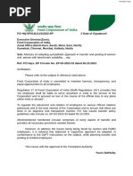 FCI Revised Daily Allowance Rates | PDF