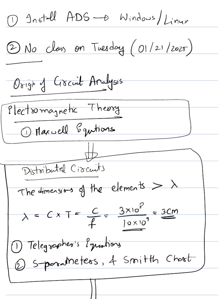 Telegrapher's Equations Overview | PDF | Electrical Engineering ...