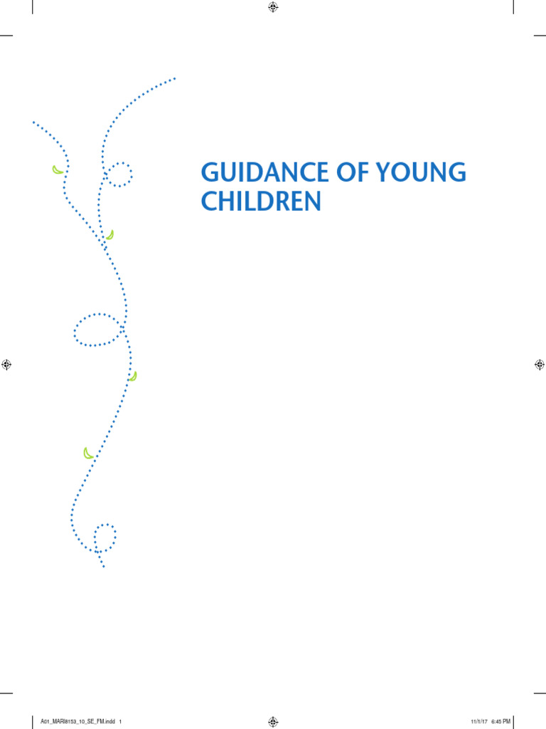 Guidance of Young Children: A01 - MARI8153 - 10 - SE - FM - Indd 1 11/1 ...