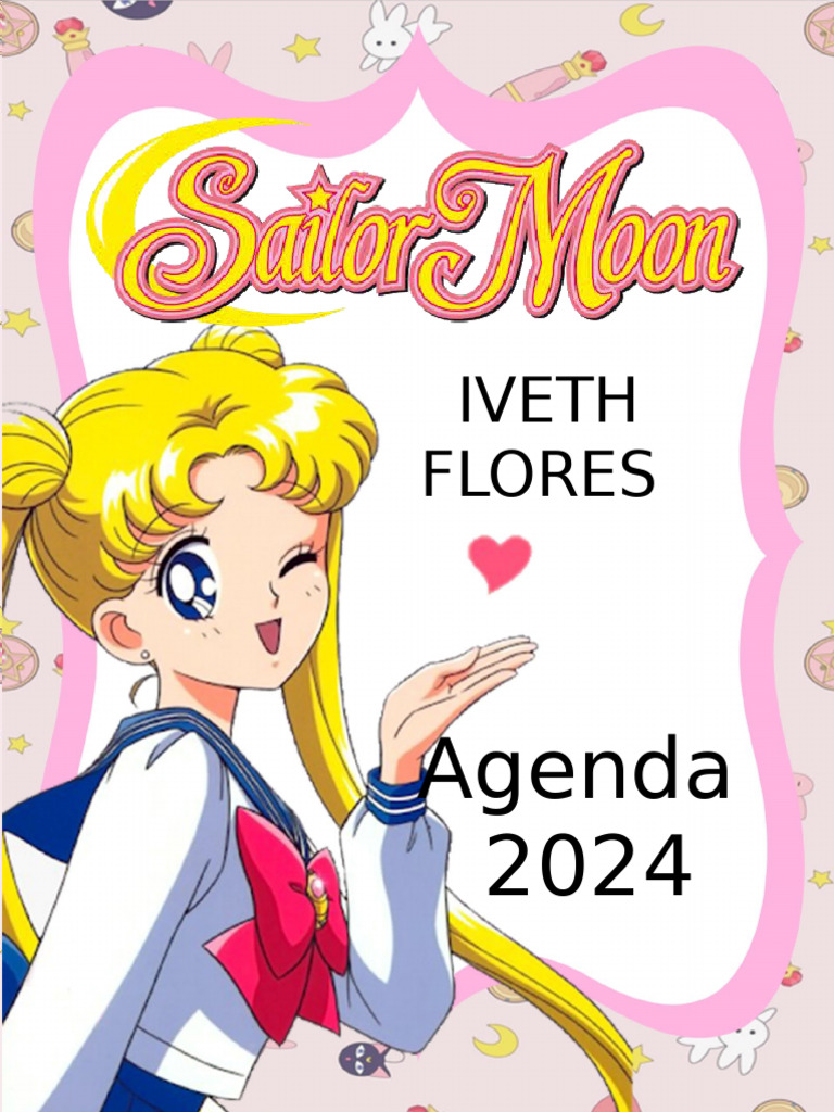 Agenda Sailor Moon 2024 | PDF
