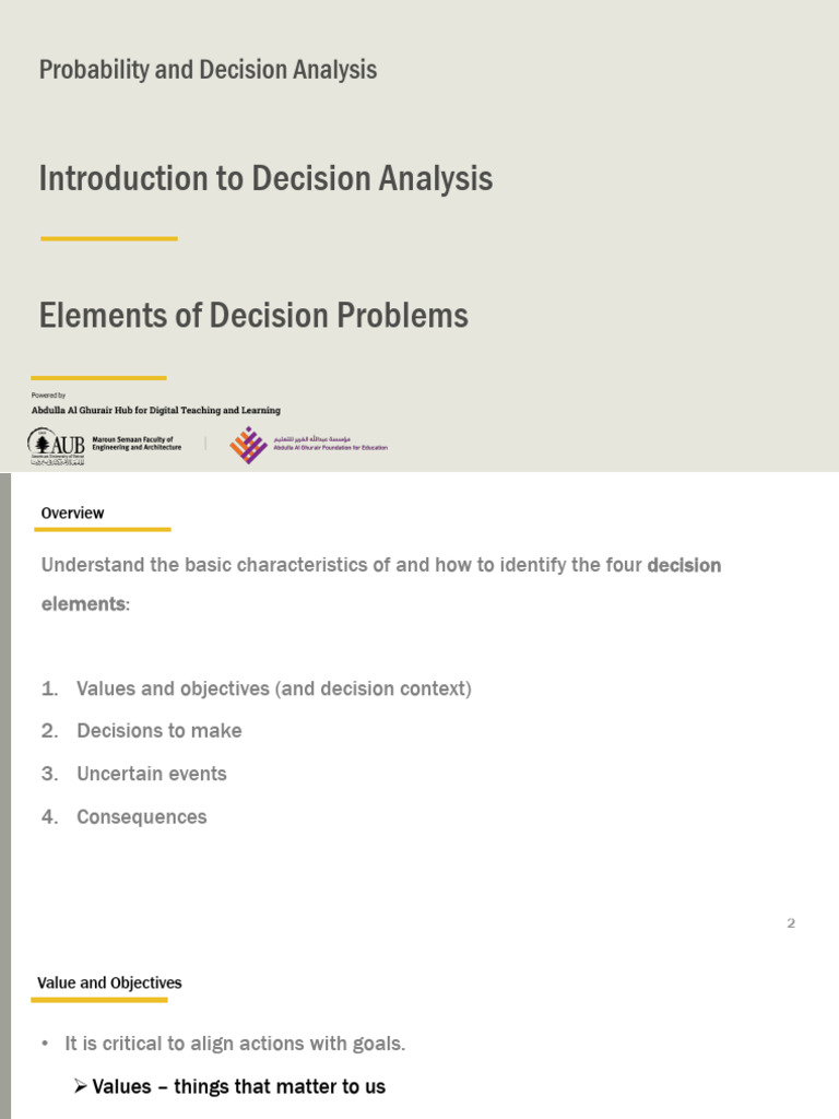 Essentials of Decision Analysis | PDF | Money | Uncertainty