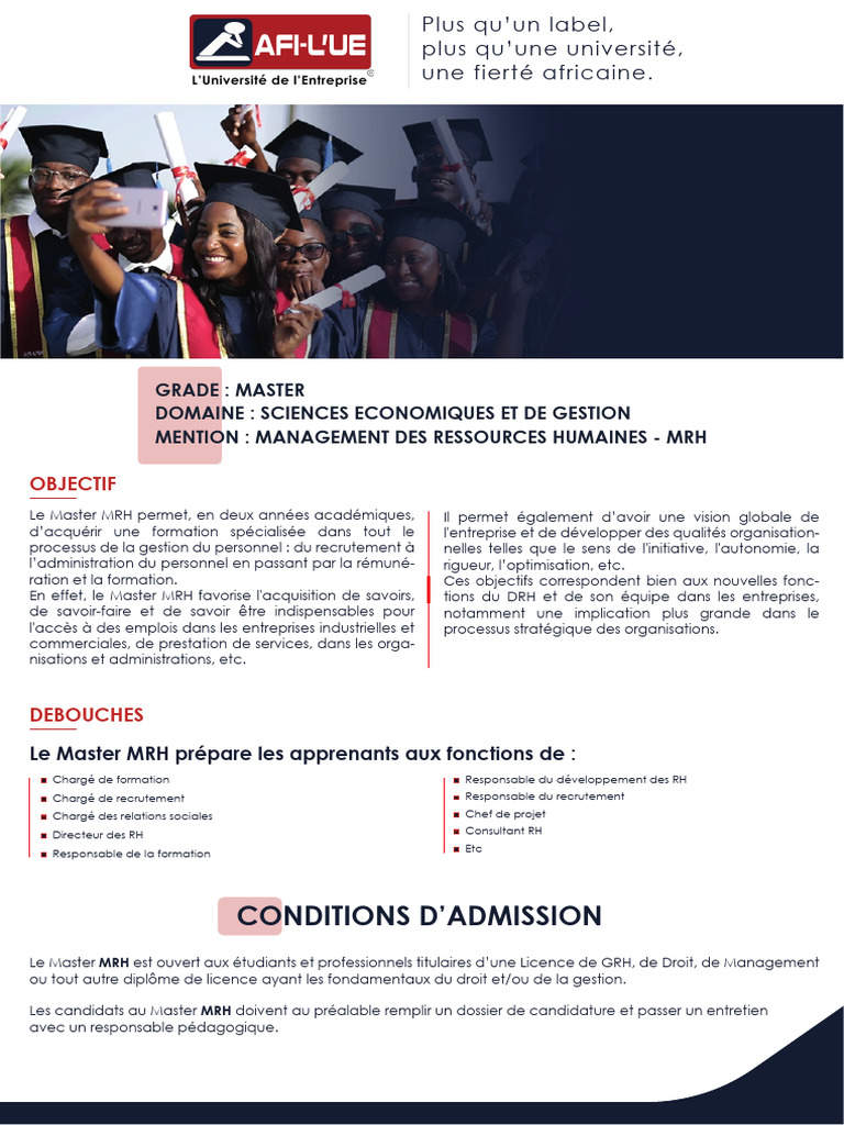 Master en Management des RH | PDF | Gestion des ressources humaines ...