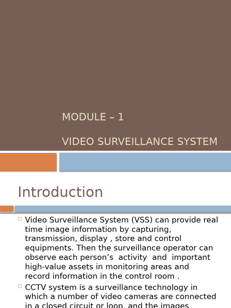 CCTV Overview and Evolution | PDF | Closed Circuit Television | Video