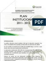 Plan Institucional 2011 - 2012