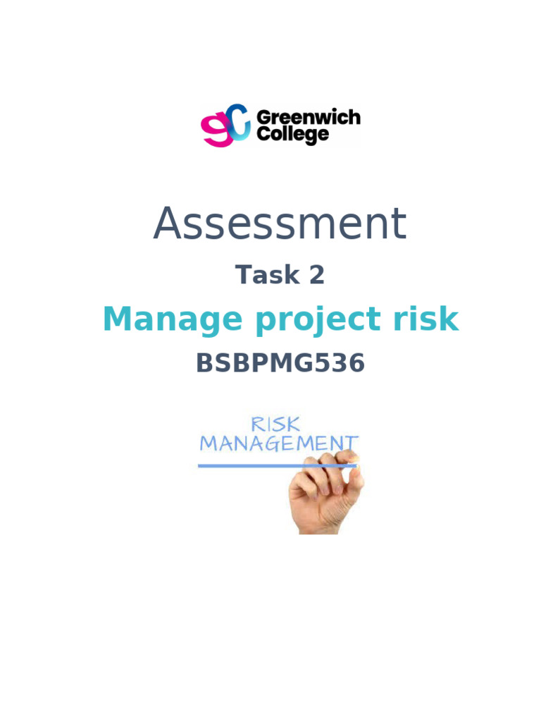 Assessment+Task+2+ +BSBPMG536+V1.2 | PDF | Risk | Risk Management