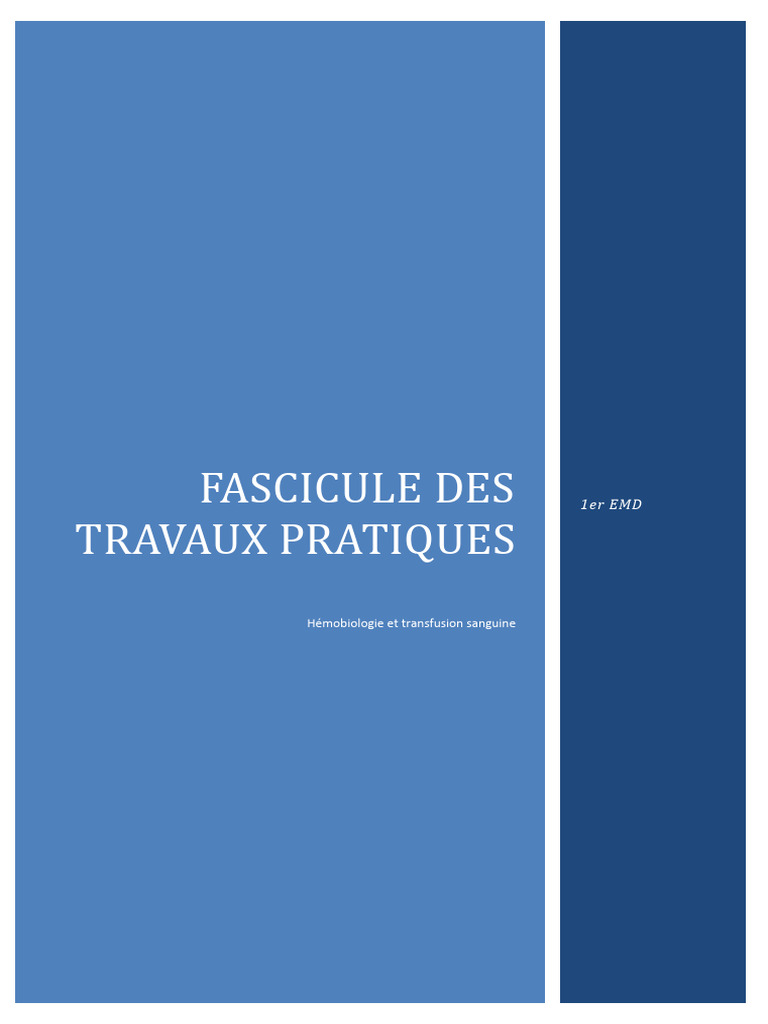 Techniques de Frottis Sanguin | PDF | Sang | Globule rouge