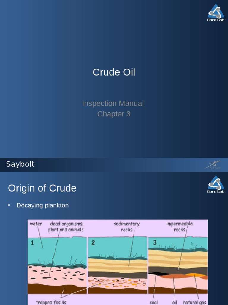 Crude Oil Inspection and Overview Guide | PDF | Petroleum | Alkane