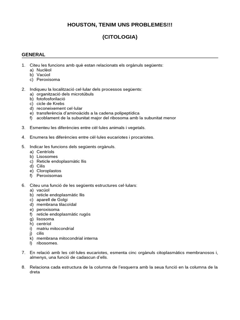Houston Tenim Uns Problemes T6-7-8-9 | PDF