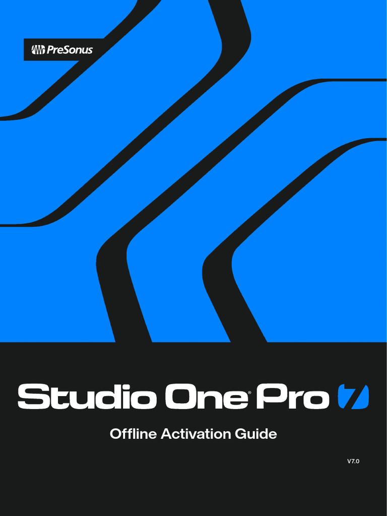 QSG - Studio One Pro Offline Activation Guide - EN | PDF | Installation ...