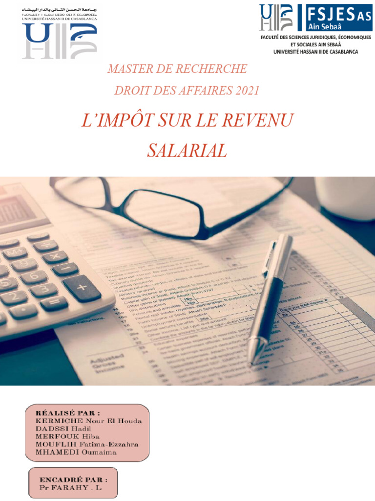Impôt sur le revenu salarial au Maroc | PDF | Impôt sur le revenu | Impôts