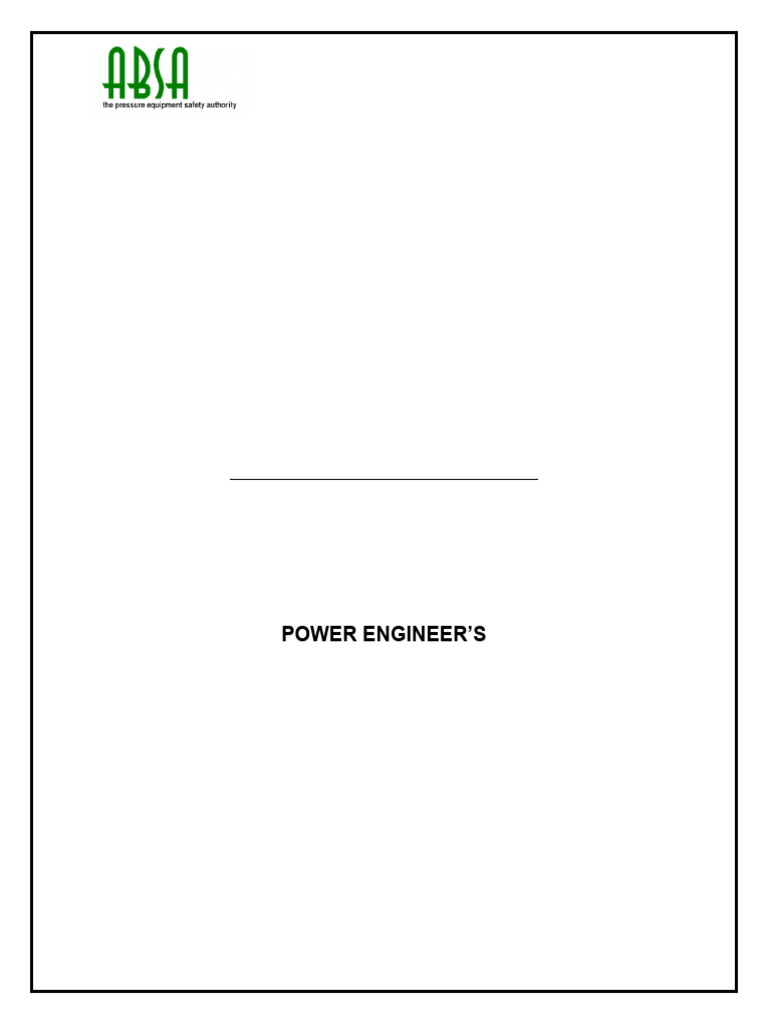 Second Class Power Engineer Exam Syllabus | PDF | Electric Motor | Force
