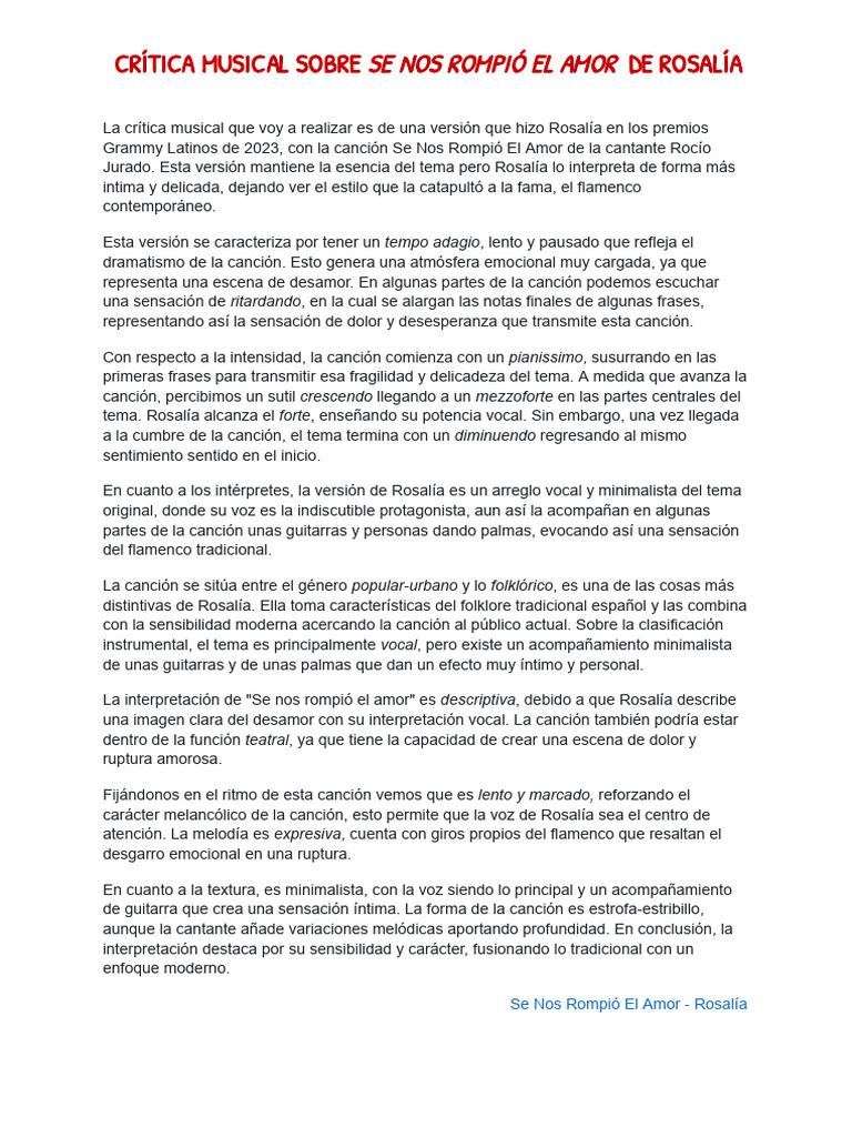 Crítica de 