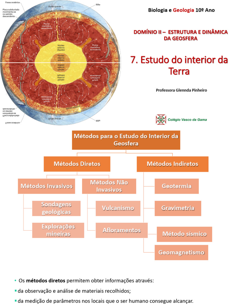 Métodos de Estudo do Interior da Terra | PDF | Crosta (Geologia ...