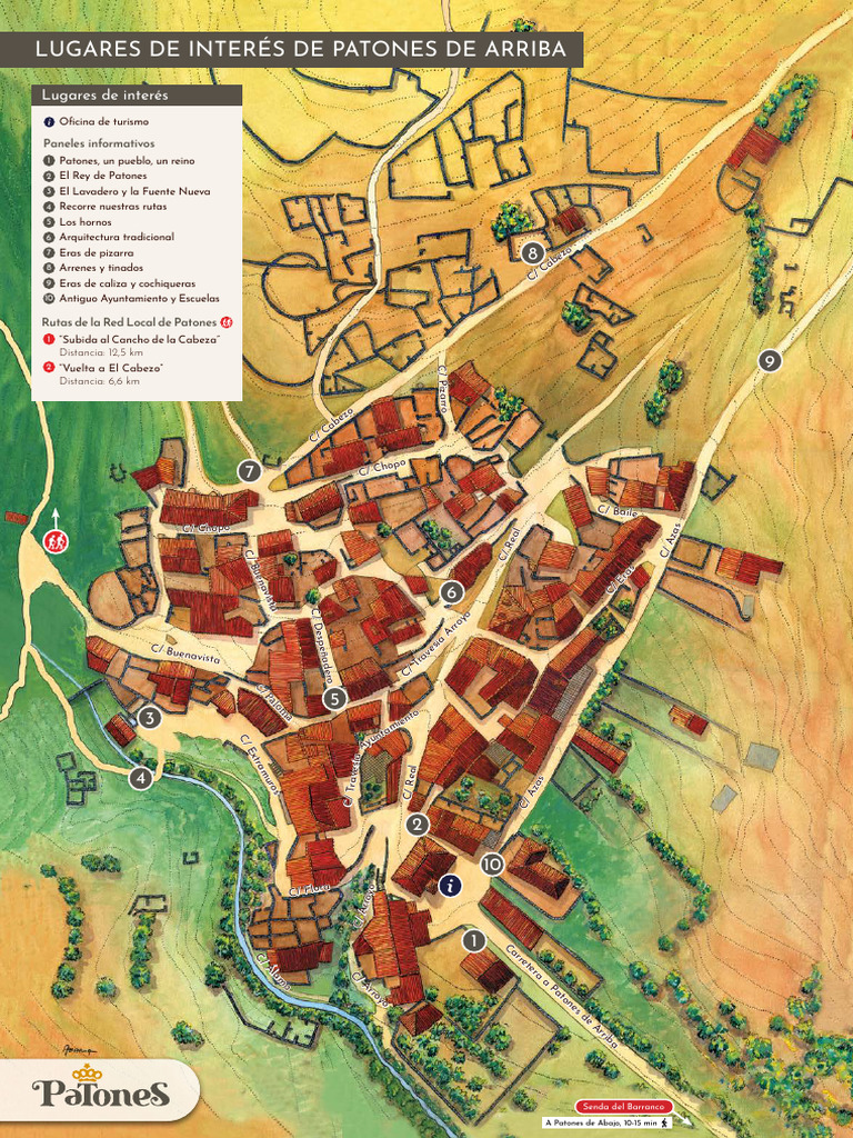 Mapa Turistico Patones | PDF