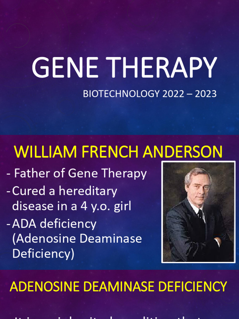 Overview of Gene Therapy Applications | PDF | Gene Therapy | Clinical ...