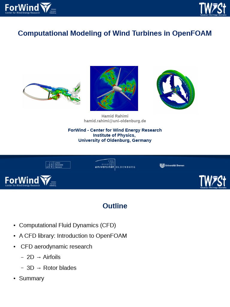 OpenFOAM for Wind Turbine CFD Modeling | PDF | Computational Fluid ...