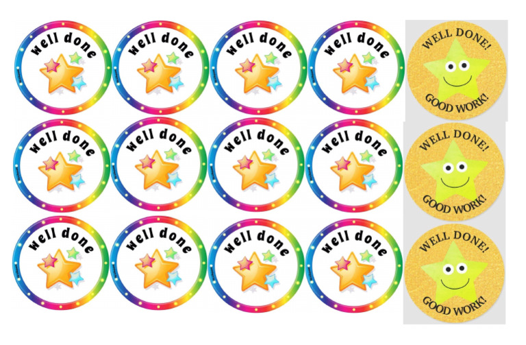 Reward Sticker | PDF